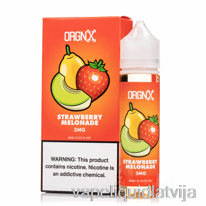 Zemeņu Melonāde - Orgnx E-šķidrums - 60ml 3mg Vape šķidrums